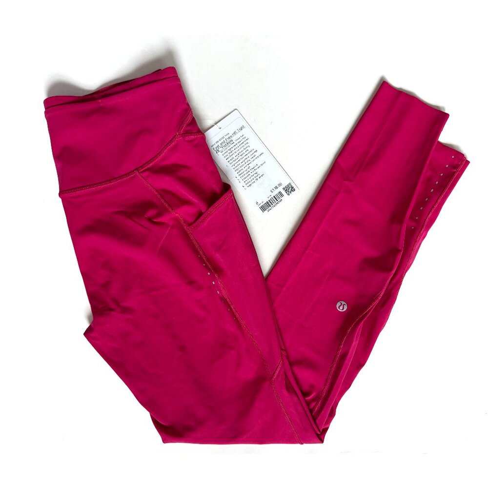 Lululemon Fast and Free High-Rise Tight 28" w/Pockets Sz 8 NWT